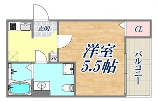イーリス【1階】の間取り