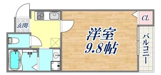 フジパレス小河通2番館【1階】の間取り