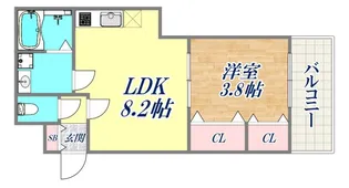 NET−K妙法寺【1階】の間取り