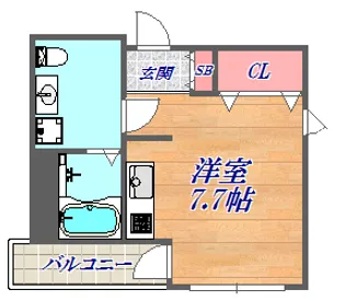 ビリオン日暮【3階】の間取り