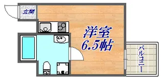 イーストヴィレッジ三宮【9階】の間取り