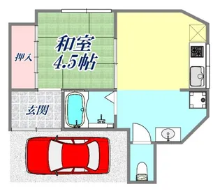 灘ハイツ【1階】の間取り