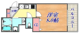 ララプレイス三宮ルミナージュ【9階】の間取り