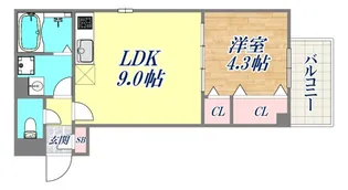 (仮称)ジーメゾン神戸セレーナ【3階】の間取り