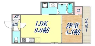 F Canens SEAM【2階】の間取り