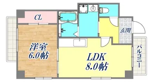 ベージュ野田【3階】の間取り