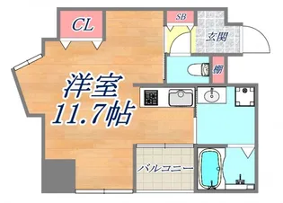 SDグランツ新神戸【8階】の間取り