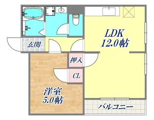 ヨウカワマンション【3階】の間取り