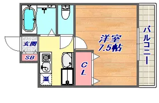 サンリット本山南【4階】の間取り
