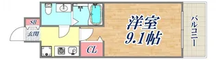 グレンパーク兵庫駅前【9階】の間取り