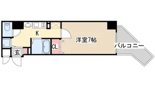 プレサンス神戸駅前グランツ【6階】の間取り