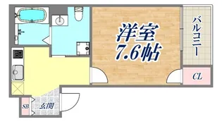 ディアマン東尻池【3階】の間取り