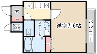 アドバンス神戸アルティス【9階】の間取り