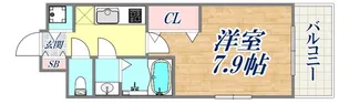 ラグゼ神戸WEST【4階】の間取り