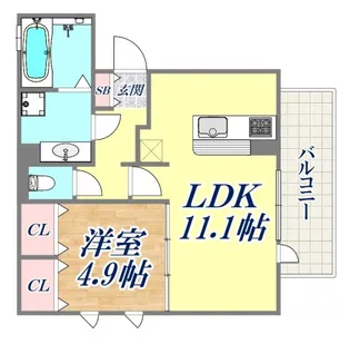 フレアコート【3階】の間取り