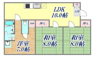 オオタニサンクレバー【3階】の間取り