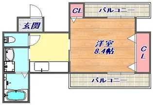 メゾンドグレース【5階】の間取り