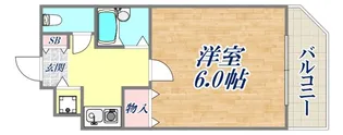 シャトラン弓木三番館【4階】の間取り
