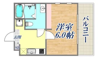 BIG1神戸【3階】の間取り