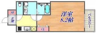 ファーストステージ神戸ハーバーランド【8階】の間取り