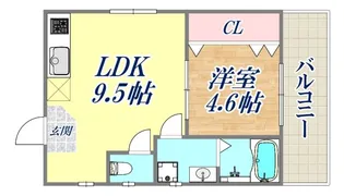エスポワール加納町【4階】の間取り