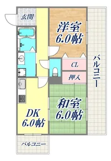 パルコ丸岡【3階】の間取り