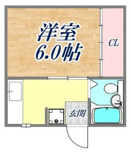 グラディート神戸2【4階】の間取り