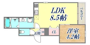 F asecia Phix【3階】の間取り