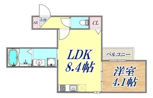 F asecia Phix【3階】の間取り
