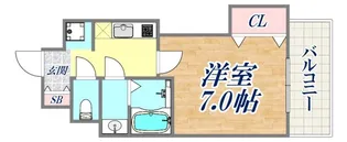 Luxe芦屋南【2階】の間取り