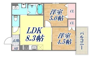 ヤーナパレス ノース【1階】の間取り