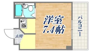サンコート住吉駅前【3階】の間取り