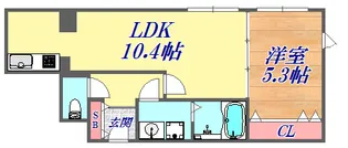 プレザン新神戸【3階】の間取り