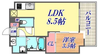 SDグランツ神戸水木通【5階】の間取り