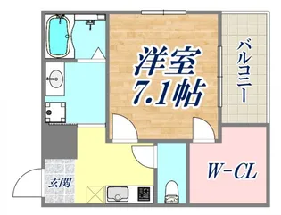 フジパレス王子公園1番館【1階】の間取り