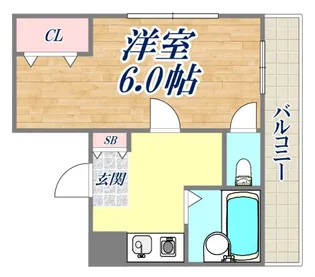 KYマンション【3階】の間取り