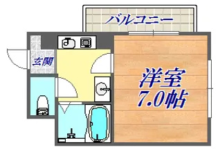 ノベラ御幸通【3階】の間取り