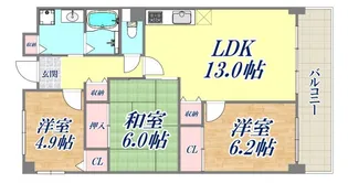 コリンデール【2階】の間取り
