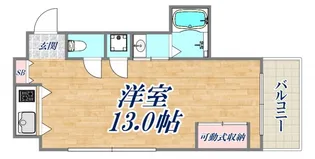 ロイスグラン神戸湊川公園【3階】の間取り