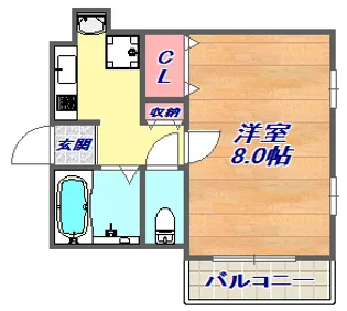 ジェヌイン本山【4階】の間取り