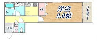 グランメール駒ヶ林【2階】の間取り