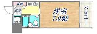 ジョイフル長田【1階】の間取り