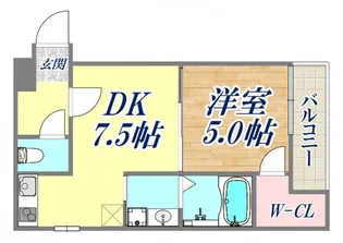 フジパレス兵庫須佐野1番館【1階】の間取り