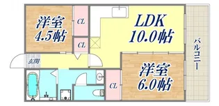 サンマリン神戸【2階】の間取り