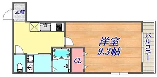 フジパレス小河通3番館【2階】の間取り