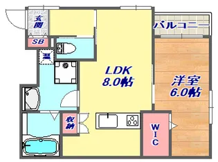コストルツィオーネ本山南【5階】の間取り