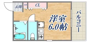 ヒラボウマンション国香通【2階】の間取り