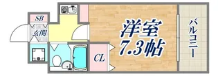 ライオンズマンション三宮東第2【6階】の間取り
