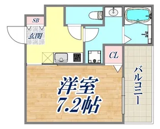 ジーメゾン東垂水【2階】の間取り