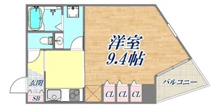 アンリーヴ北野【5階】の間取り